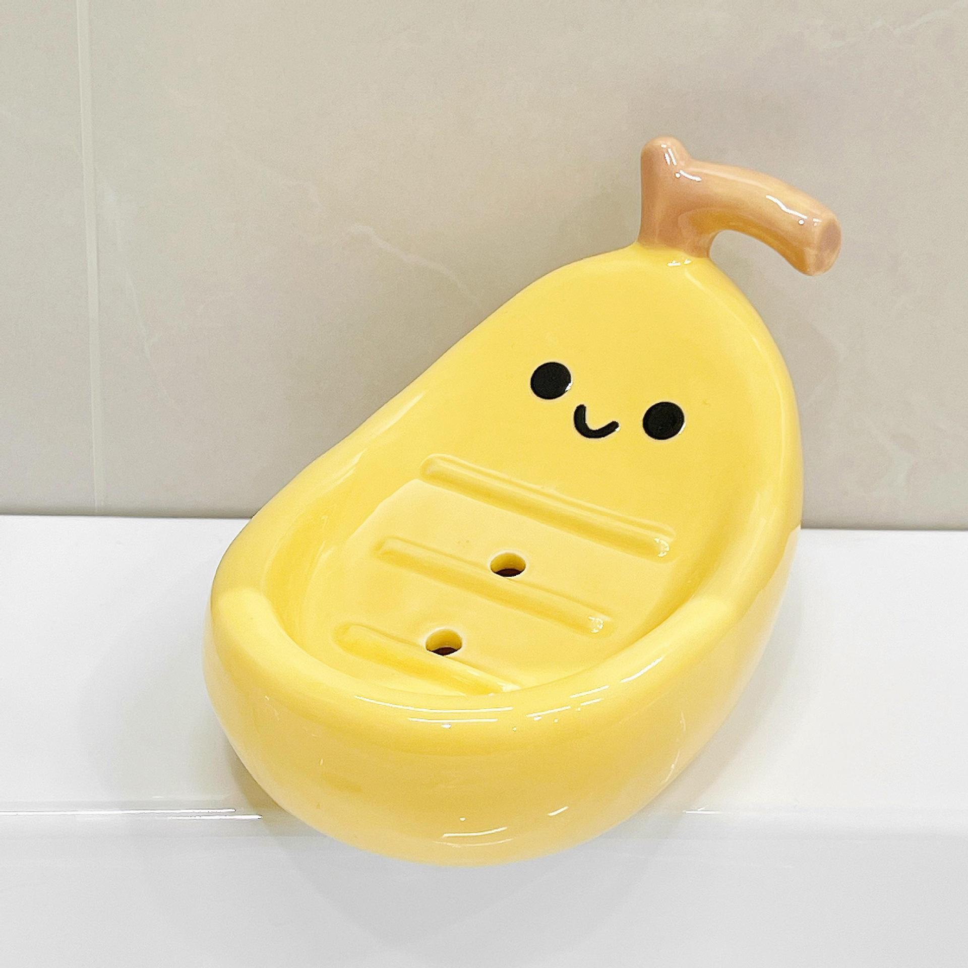 

Новый 1шт мыльница для душа мультяшная мыльница керамическая мыльница с дренажем контейнер для хранения тарелка поднос подставка аксессуары для ванной комнаты