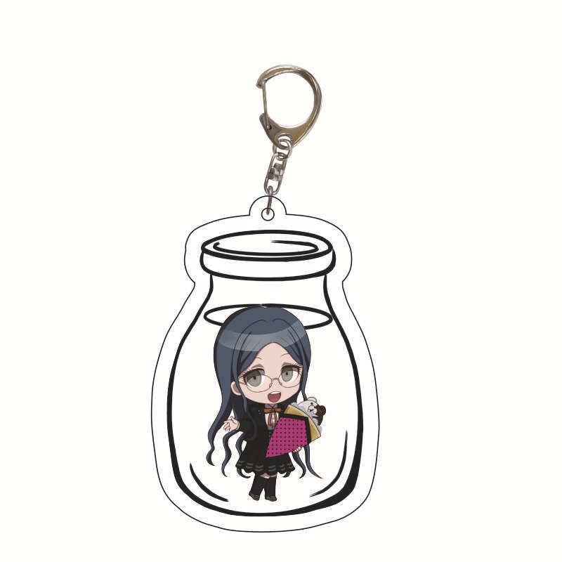 Danganronpa Monokuma, Makoto Naegi & Junko Enoshima Acrylic Keychain Charm Figure