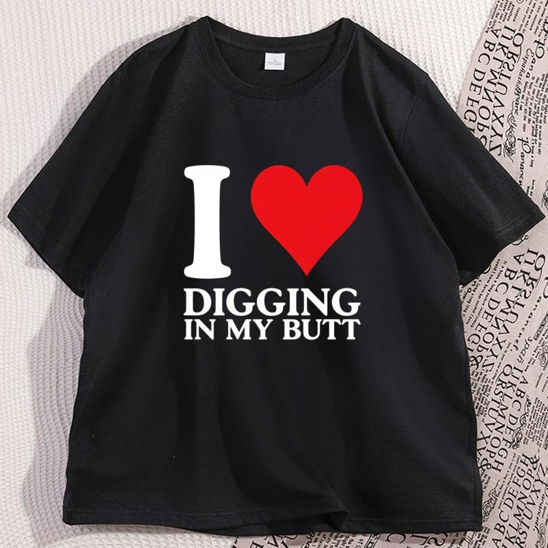 Funny Start Digging Weirdcore Cursed TShirt for Men Cotton Printed Graphic Tees Streetwear Clothing Y2k Streetwear T Shirt