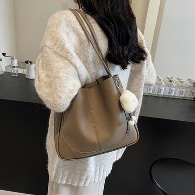 Vielseitige Einzel-Schulter-Unterarmtasche Damen Herbst und Winter neu große Kapazität tragbare Bucket Bag Mutter-und-Kind-Tasche