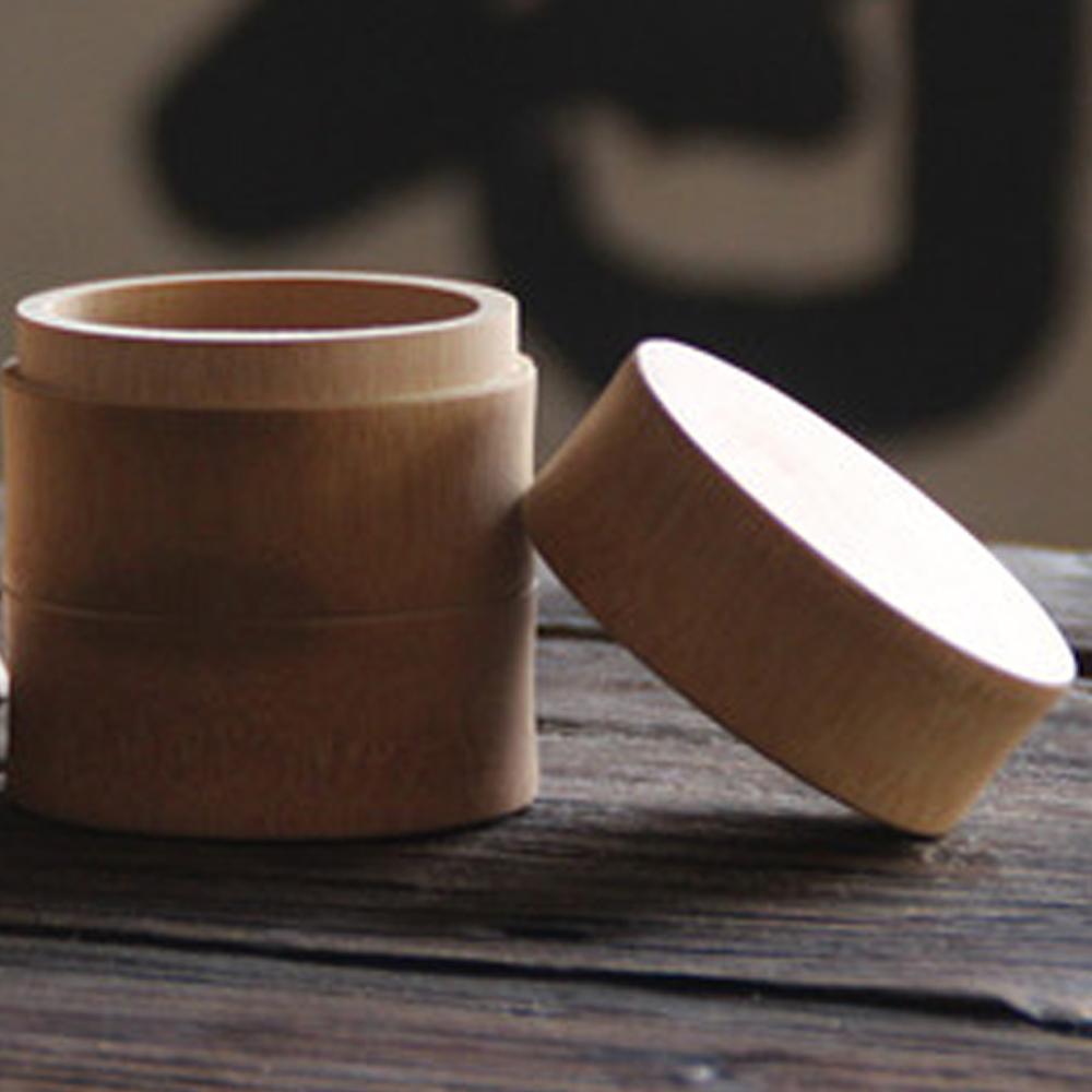 Natural Bamboo Matcha Canister Eco-friendly Powder Green Tea Caddy Tea Chest Capacity Matcha Tools Accessories Wholesale