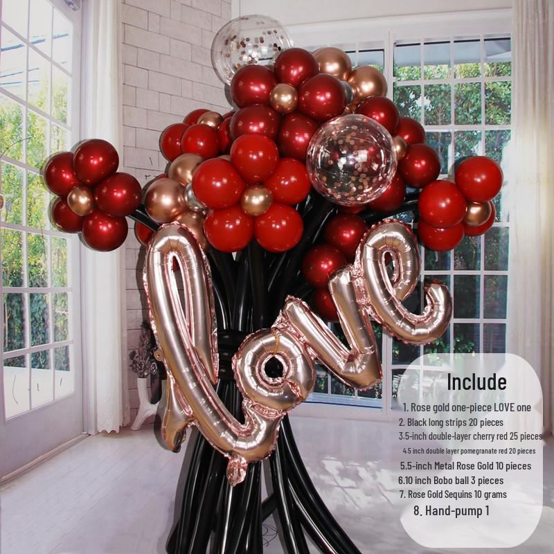 DIY Lily & Sunflower Balloon Kit: Wind Chime & Daisy Weaving