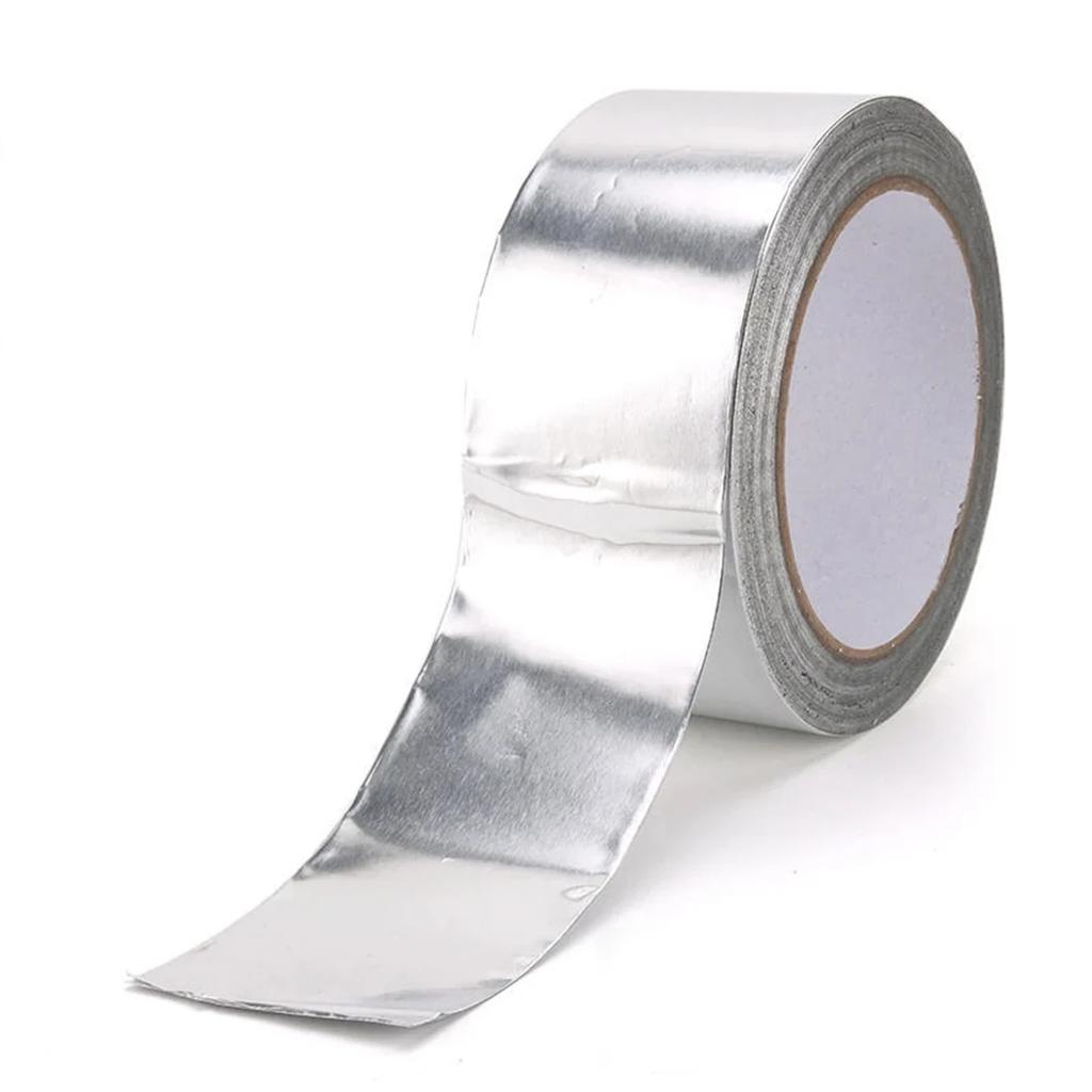 Hitzebeständiges Aluminiumfolienband 0,1 mm dick Rauchabzugsrohrabdichtung Küchenisolierung Aluminiumfolienband
