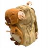 Capybara School Backpack 3D Mascot Lightweight Roomy School Travel Bag