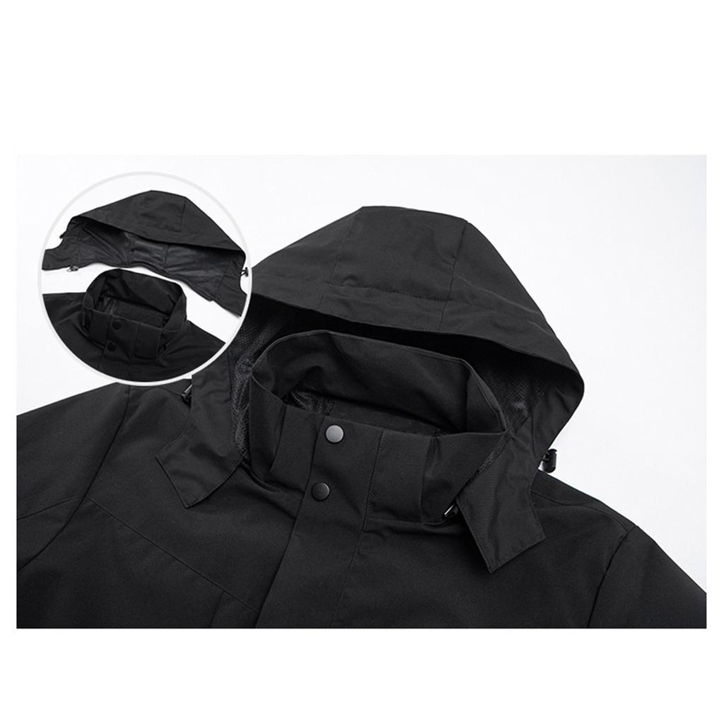 Winter Graphene Thermal Magnetic Clothing Men Couple Models Padded Hooded Jacket Men