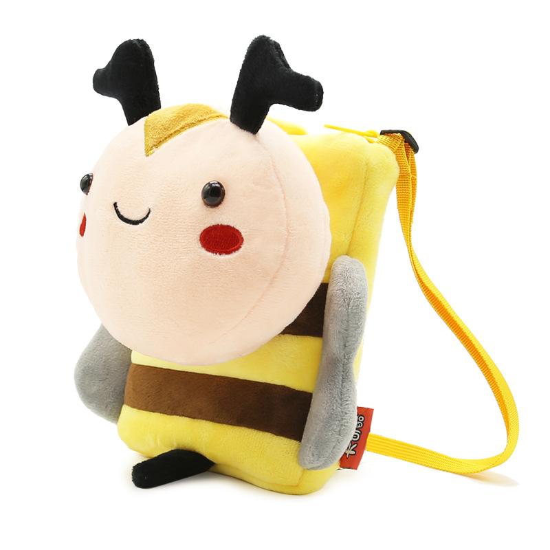 Sac bandoulière pour enfant modèle animal abeille mignon dessin animé sac à bandoulière sac fille sac téléphone portable dessin animé directement du fabricant