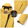 Di Yu Shen Long Winter Graphene Ski Jacket - Thickened, Warm, Rainproof, Casual Hooded Cotton Outerwear for Couples