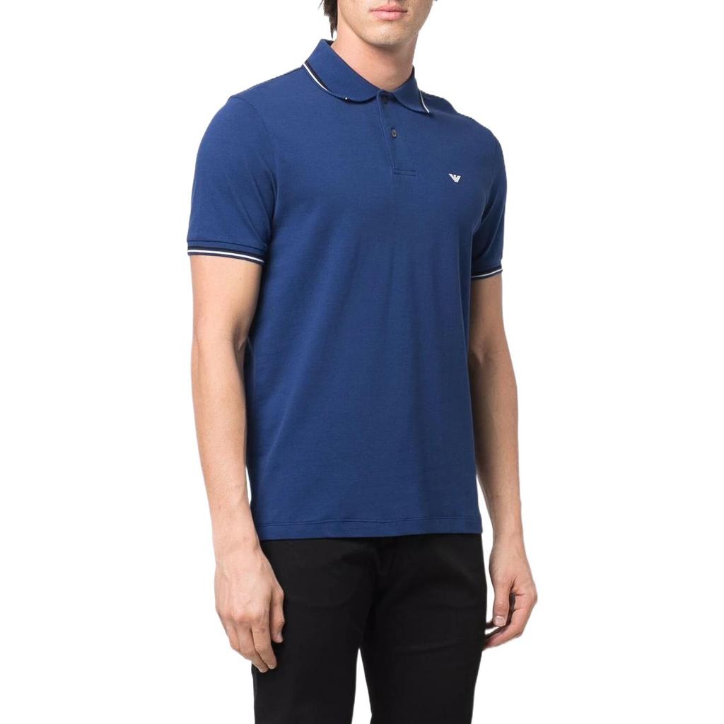 Emporio Armani SS22 Polo Shirt Men's Blue 8N1FB3-1JPTZ-0938