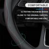 Car Leather Steering Wheel Cover For Citroen C2 C3 C3-XR C4 C5 C6 C4X C5X C4L Xsara Berlingo Picasso Aircross Sega Elysee Jumpy
