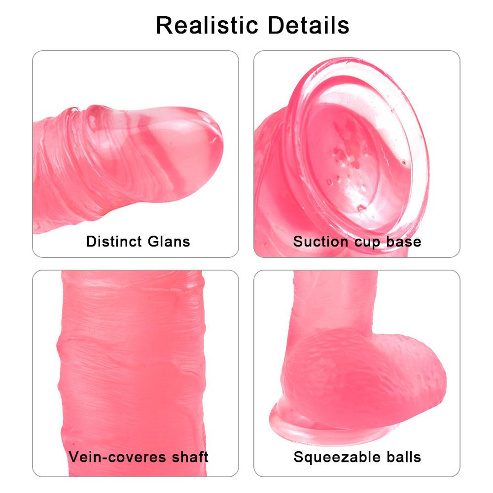 MoDi Sexuální hračka pro dospělé umělý penis dildo stimulace klitorisu anální kolík realistický penis masturbační pomůcka