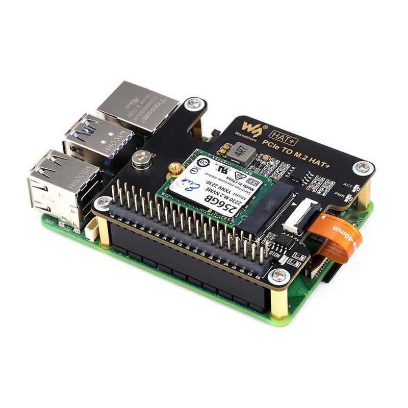 Raspberry Pi 5th Gen PCIe to M.2 NVMe SSD Adapter Board for Boot Expansion