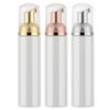 Foaming Bottle Plastic Foam Pump Bottle Empty Face Eyelashes Cosmetic Bottle Shampoo Shower Gel Soap Dispenser Home Bath Supply