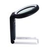 Förstoringsglas med Ljus & Skala Handhållet/Stående 18 LED Upplyst Upplyst Förstoringsglas för Låg för Syn Äldre Re
