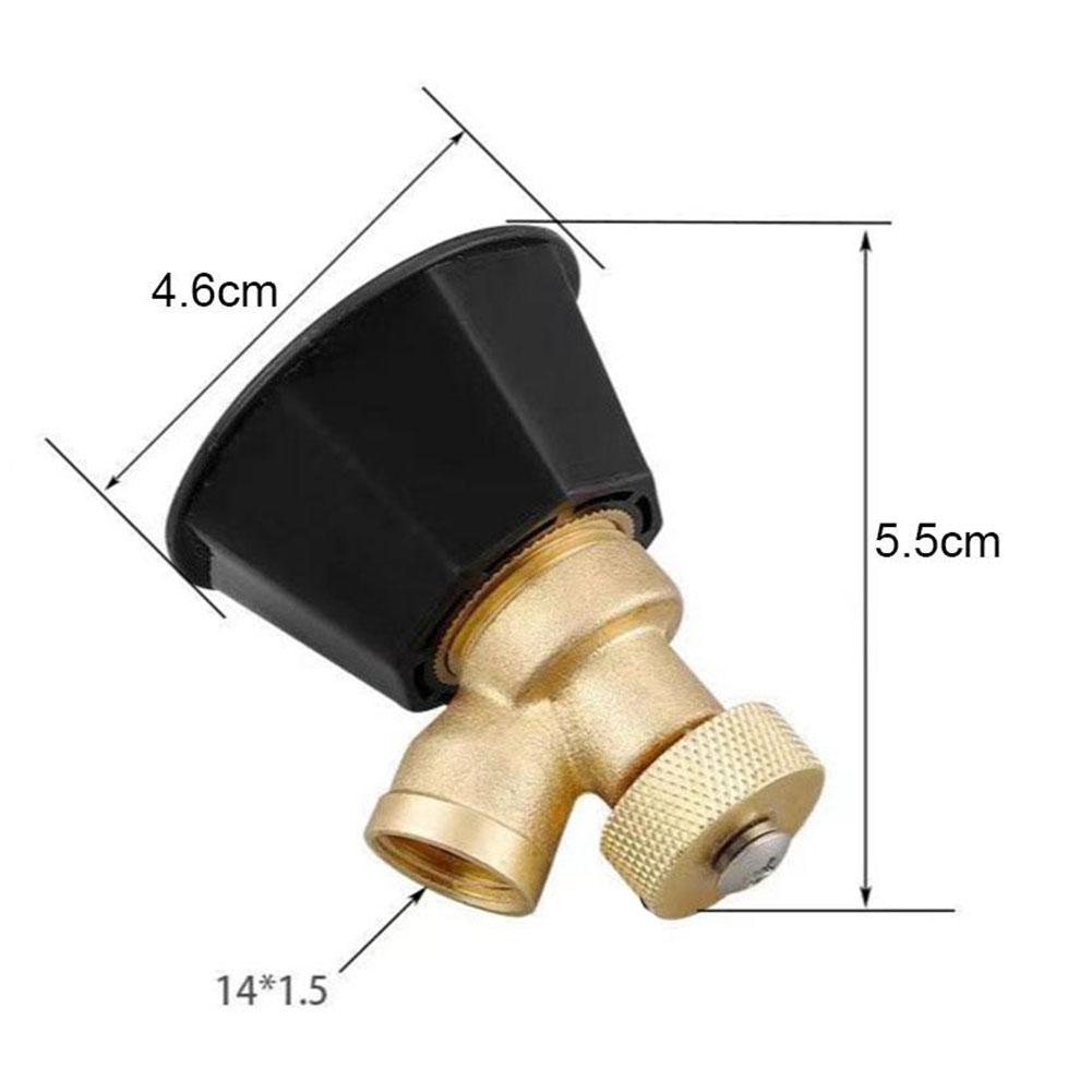 5.5*4.6cm Adjustable Nozzle Anti-corrosion Copper Aluminum Core