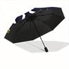 1pc Stars Night Automatic Open/close, All-Season Portable Folding Umbrella, Travel, Everyday, Formal Events - Compact Luxury Parasol, Outdoor Accessor