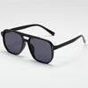 Retro Double-Bridge Sunglasses with Large Ocean Lenses - Fashionable and Simple Design