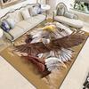 Cartoon Animal Collection Wolf Eagle Cat Dog Dragon Peacock Flannel Carpet Living Room Bedroom Decoration Anti slip Bathroom rug