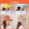 Polyester Large Brim Sun Hat For Women With Uv Shield And Casual Style