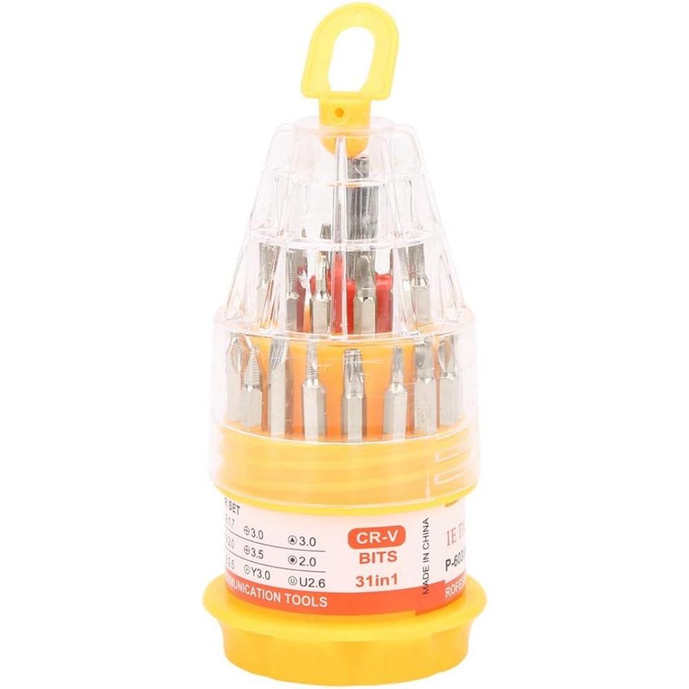 

Наборы отверток с набором из 31 магнитной биты, портативные отверточные биты с храповым механизмом для дома, офиса, автомобиля, общежития, школы, велосипеда, электронных проектов