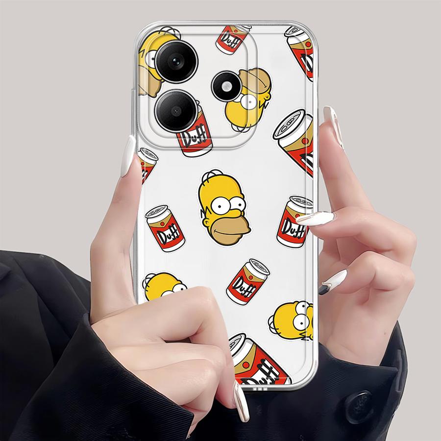 Cute The S-simpsons Case for Xiaomi Redmi Note 14 Pro Plus 10S Note 13 14C 12S 11 A4 9 10 13C 11S 12 Soft Phone Cover