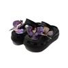 Crocs Crush Clog Puffs Lankong Guyou EVA Bionic Flower Atmosphere Fashion Personality Hole Shoes Unisex Black
