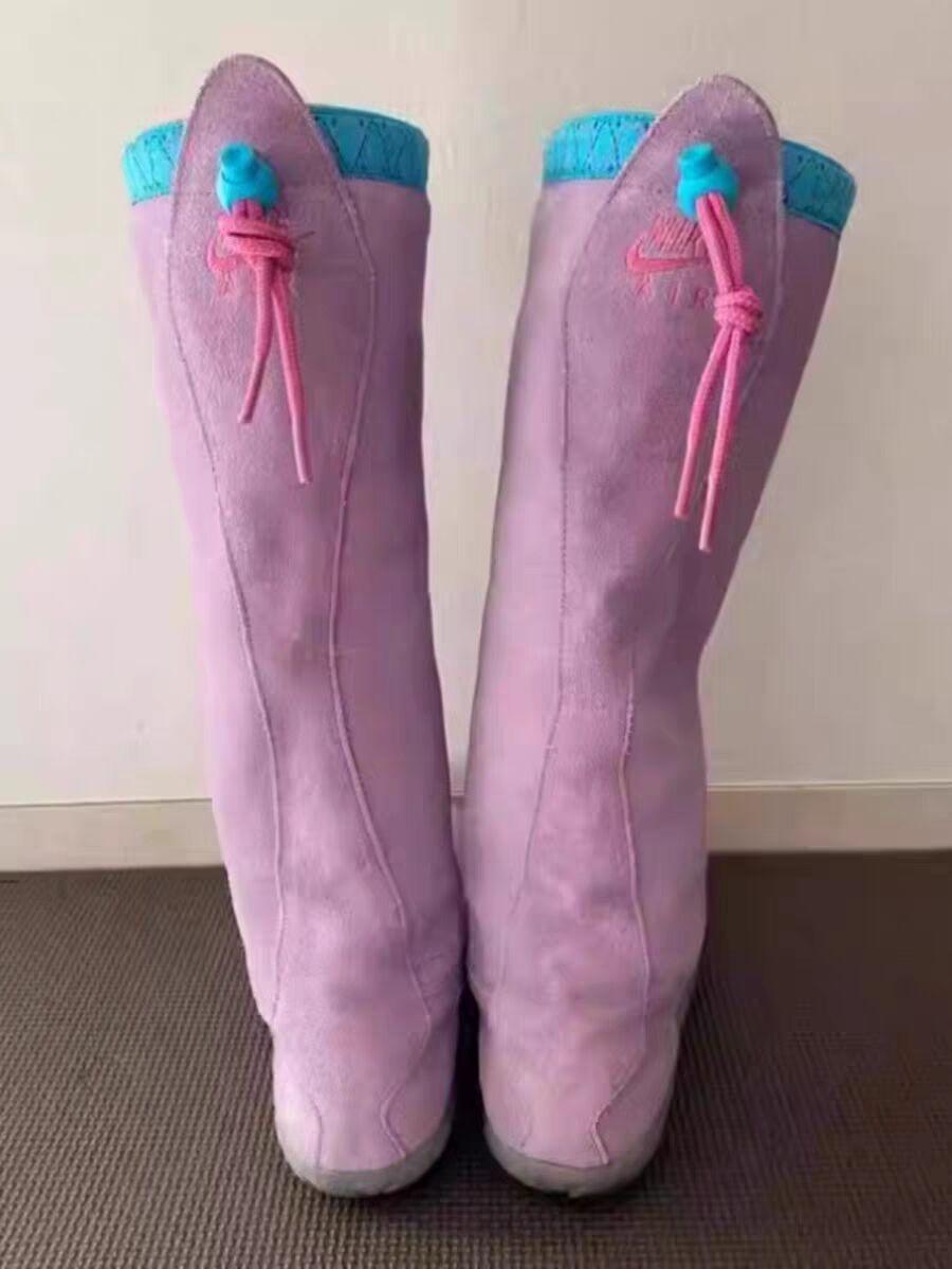 

Плоские сапоги на платформе, высокие зимние сапоги для женщин, меховые, хлопковые, замшевые, женские зимние сапоги, плюшевые, теплые, дизайнерские, трендовые, повседневные, женские сапоги 35 фиолетовый