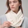 Saint Luxure Soft Leaf Muffler Ivory