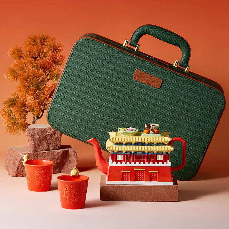 Forbidden City Style Ceramic Tea Set