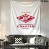 Spartak Moscow Football Club Wall Tapestry Aesthetic Wall Hanging Printed Fabric Blanket Decorative Tapestries for Bedroom Living Room Home Decor