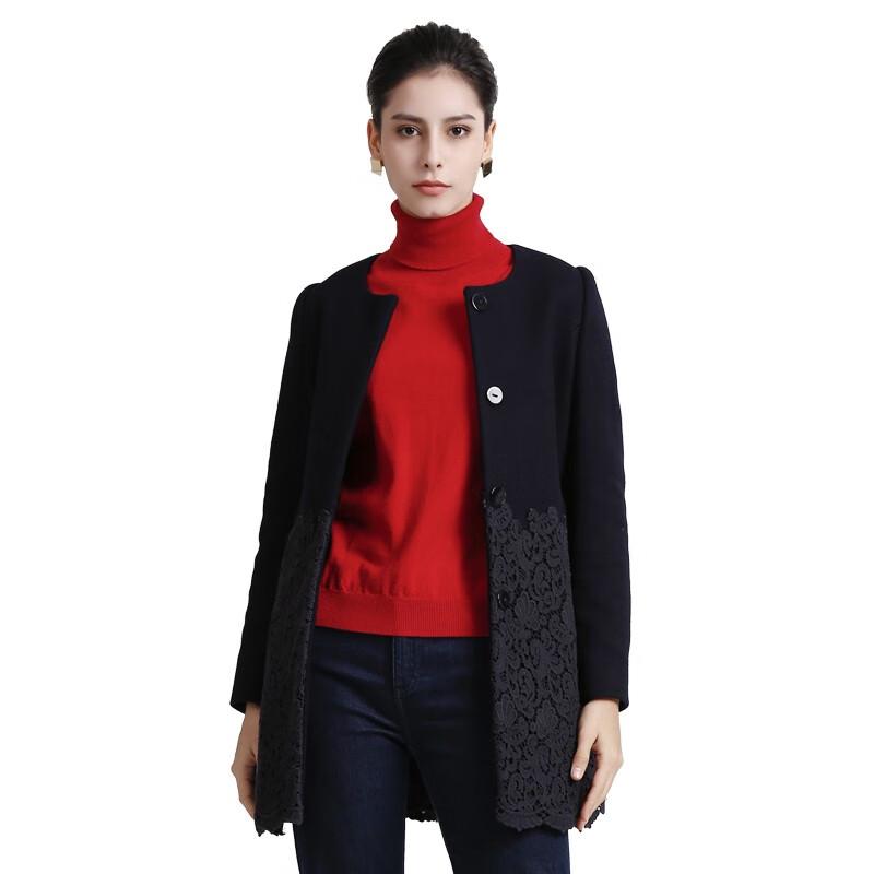 

Anlom Women s Wool Blend Mid-length Coat 1425050 L (165)