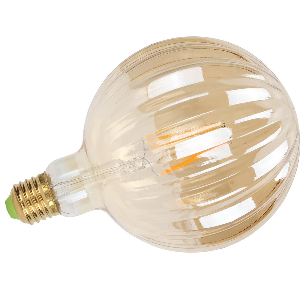 4W G125 Antique Bulb E27 WatermelonShape LED Filament Lamp Home Decoration 220V Warm Light(Gold )
