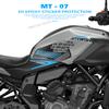 3D Resin Motorcycle Sticker Set Front Fairing Decals For MT-07 MT 07 MT07 2025 Tank Mat Decals