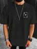 Playing Card Spades A Print Mens Cotton T-Shirts All-math Fashion Short Sleeve Breathable Oversize O-Neck Tops Male Tee Clothing