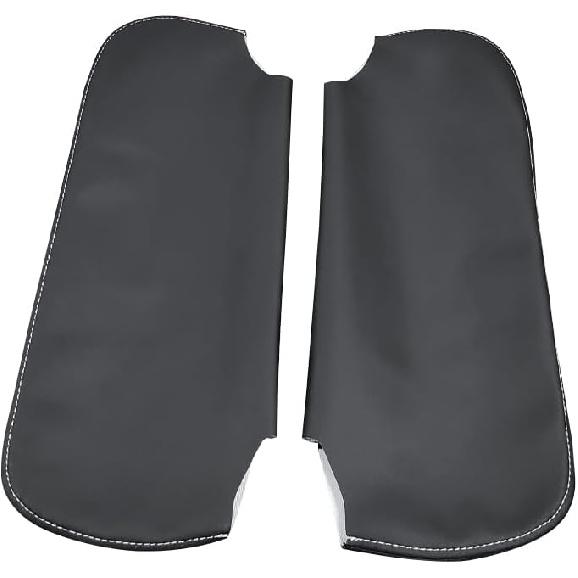 Car Sun Visor Cover, Left and Right Side Sun Visor Skin Pair Black Fits for Chevy Camaro 1993-2002, for Firebird 1993-2002, Microfiber Leather