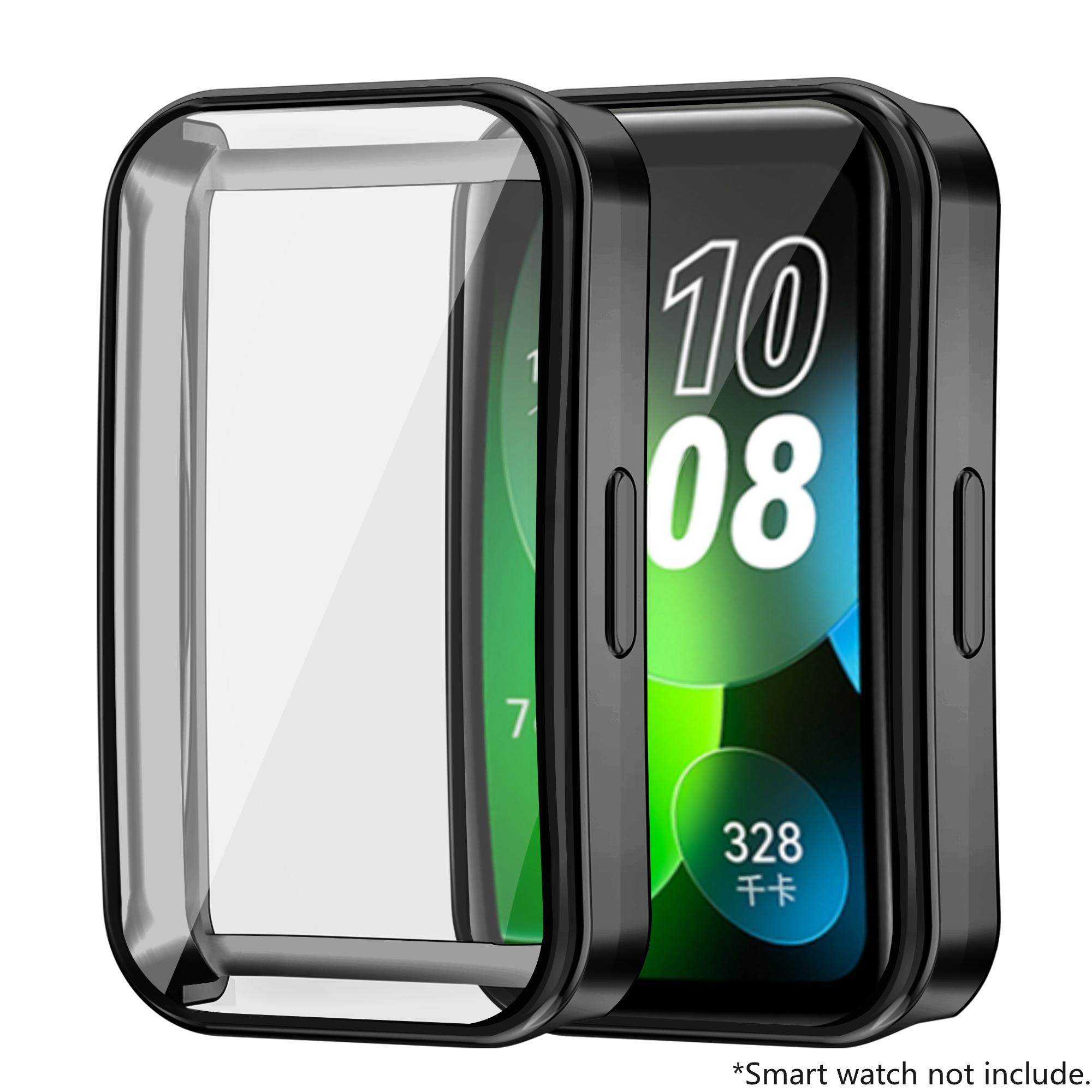 

Мягкий ТПУ Чехол Для Huawei Band 10 9 8 Рамка Корпус Бампер Защитное Стекло Экран Браслет Band9 Полностью Прозрачный Защитный Чехол for Huawei Band 10 чёрный