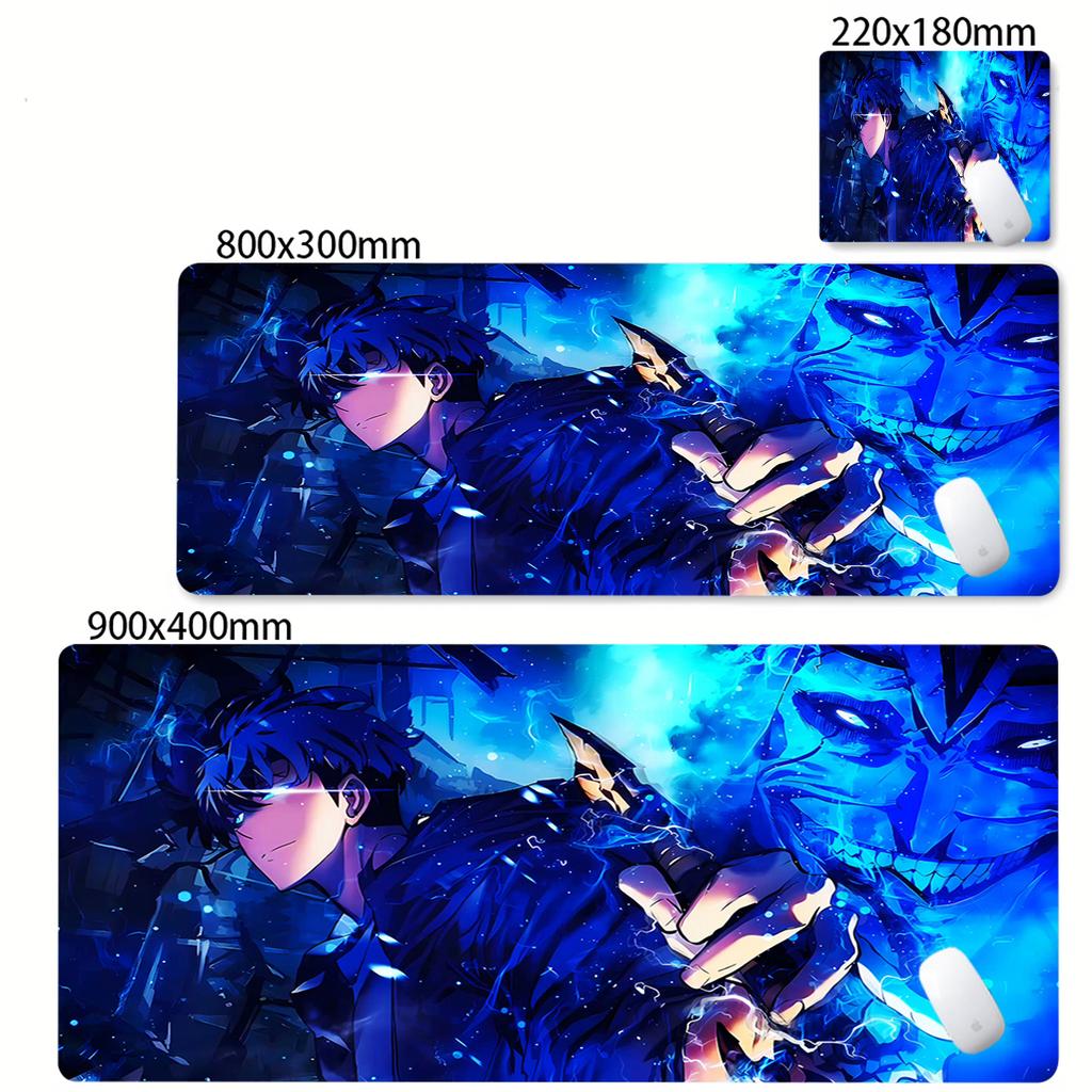Solo Leveling Anime Mouse Pad Large Gaming Nonslip Mousepads Tablet Gamer Keyboard Mat Laptop Art Mausepad Mini PC Playmat