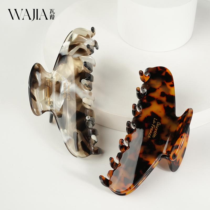 Wjia Elegant French-Style Retro Acetate Hair Shark Clip