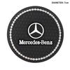 Car Sticker For Benz Car Coaster with Diamonds Creative Diamond-studded Water Coaster PVC Soft Rubber for Mercedes Benz W211 W20