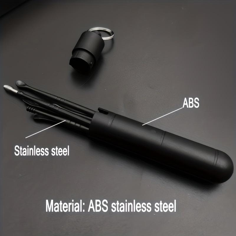 Portable Earwax Cleaning Tool Kit, Including Ear Cleaning Tools, Ear Scoops, Coil Spring Ear Spoons, Comes with A Storage Box