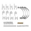 RC Leaf Spring Suspension Alluminum Alloy Leaf Spring Suspension Bar Fit For WPL B4 24 1 16 RC Car Silver
