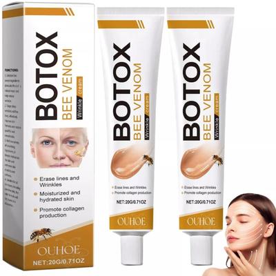 2X Nový krém proti vráskám s včelím jedem Včelí jed Péče o pleť Krém proti vráskám Zpevňující Anti-aging Hydratační Lifting & Regenerace pro všechny