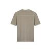 Stone Island Letter Print Crew Neck Loose Fit Short Sleeve T-Shirt Men Tops Khaki 8015209T2-V0064