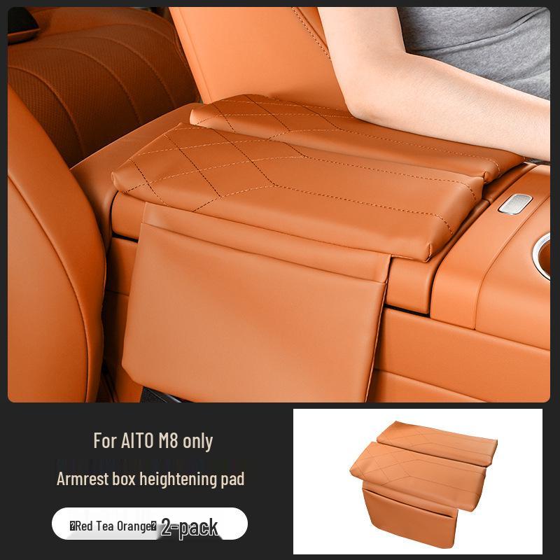 AITO M8 Armrest Box Heightening Pad Protective Cover for Car Interior Modification