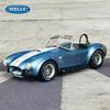 Welly 1:24 1965 Shelby Cobra 427 S/C Lega Auto Sportiva Modello Diecast Metallo Auto da Corsa Classica Veicoli Modello Simulazione Regalo per Bambini