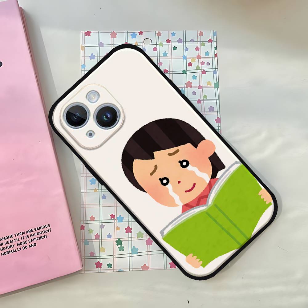 

J-Japanese S-Speechless V-Villain Expression-packs Phone Case For IPhone 1716 15 14 13 Pro Max 11 12 Mini X Xs XR Black Silic iphone11ProMax