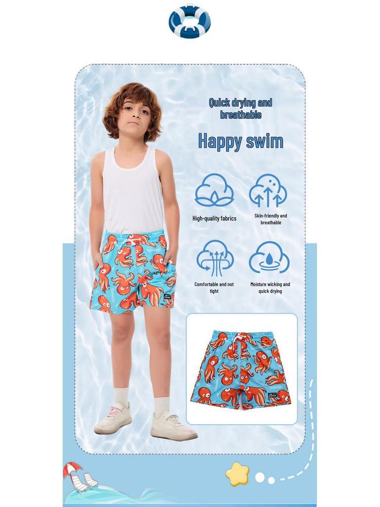 Sureda Schnelltrocknende Badehose für Kinder: Wasserfreundlich, Lockerer Schnitt, Mit Netzfutter, Unisex für Jungen & Mädchen. Perfekt für Strand & Wasserparks.