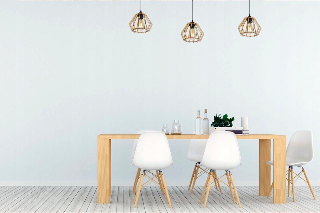 MODERN WOODEN LED CEILING HANGING LAMP