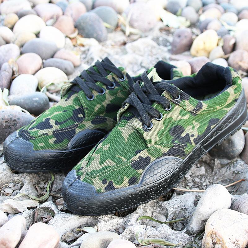 3520 Special Training Jungle Small Flower Black Rubber Large Camouflage Outdoor Shoes Camouflage Rubber Shoes