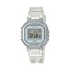 CASIO Metallic Case Translucent Band Digital Watch LA-20WHS-7ADF