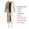 Anime Stray Bungo Dogs Osamu Dazai Cosplay Costume Coat Pants Neckwear Vest Wig